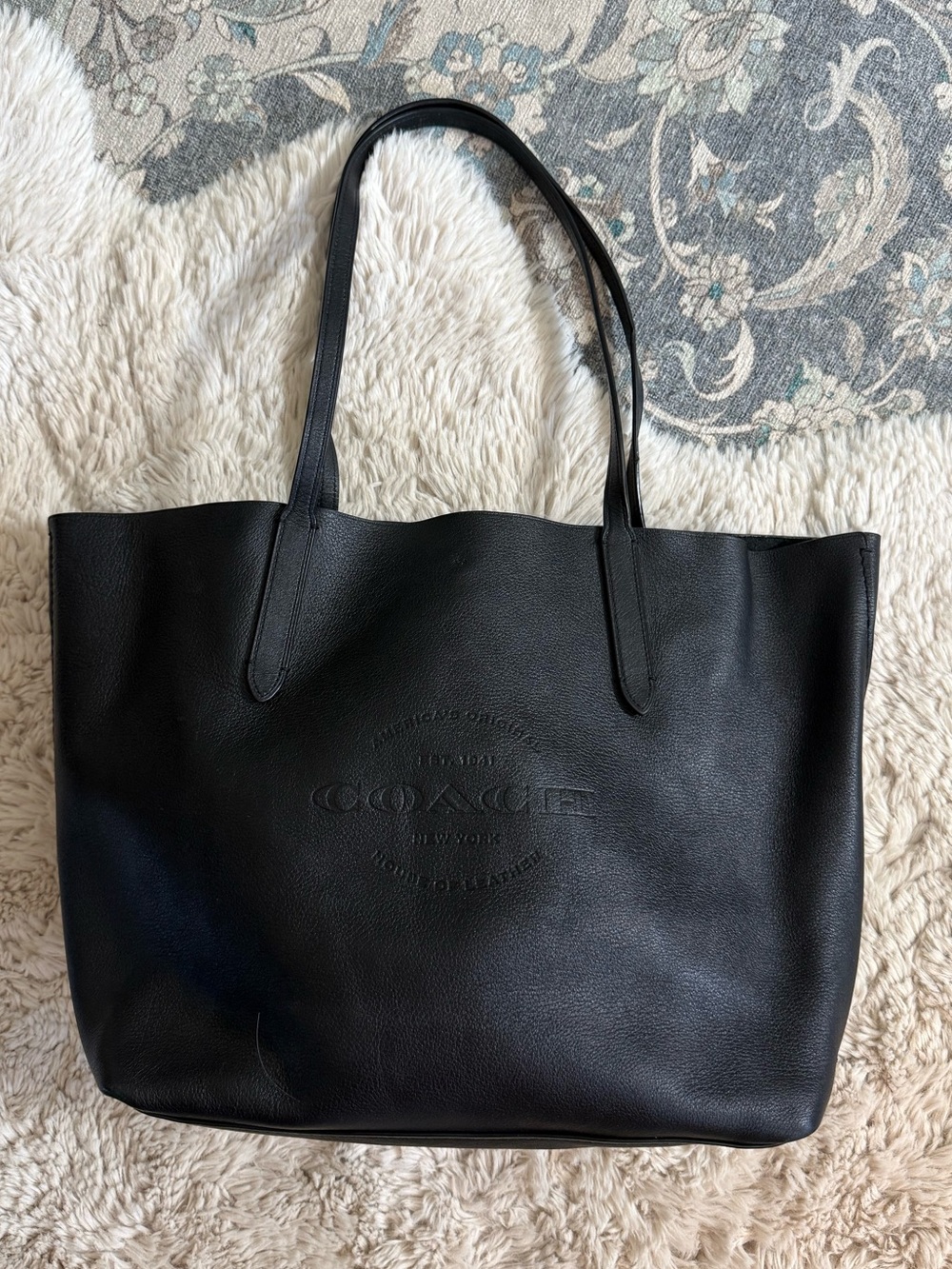 Coach Hudson Leather Tote - Picture 5 of 12